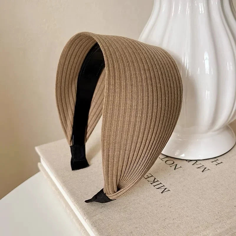 bandeau cheveux beige