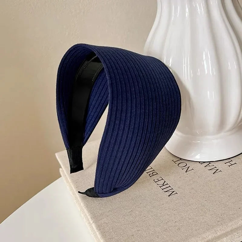 bandeau cheveux bleu marine