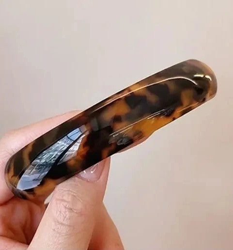 barrette cheveux chic couleur ambre