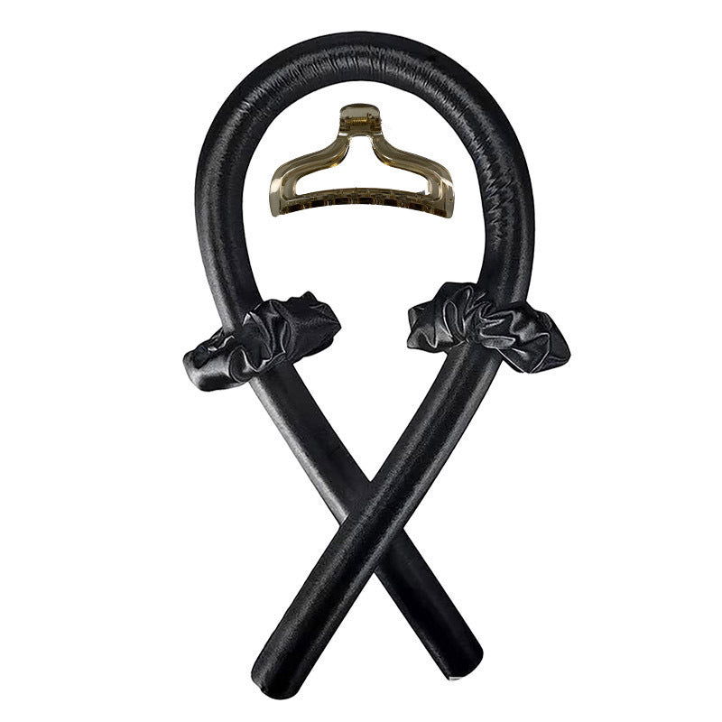 boucle sans chaleur et pince noir