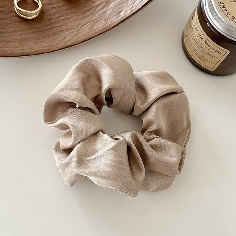 elastique cheveux satin the au lait