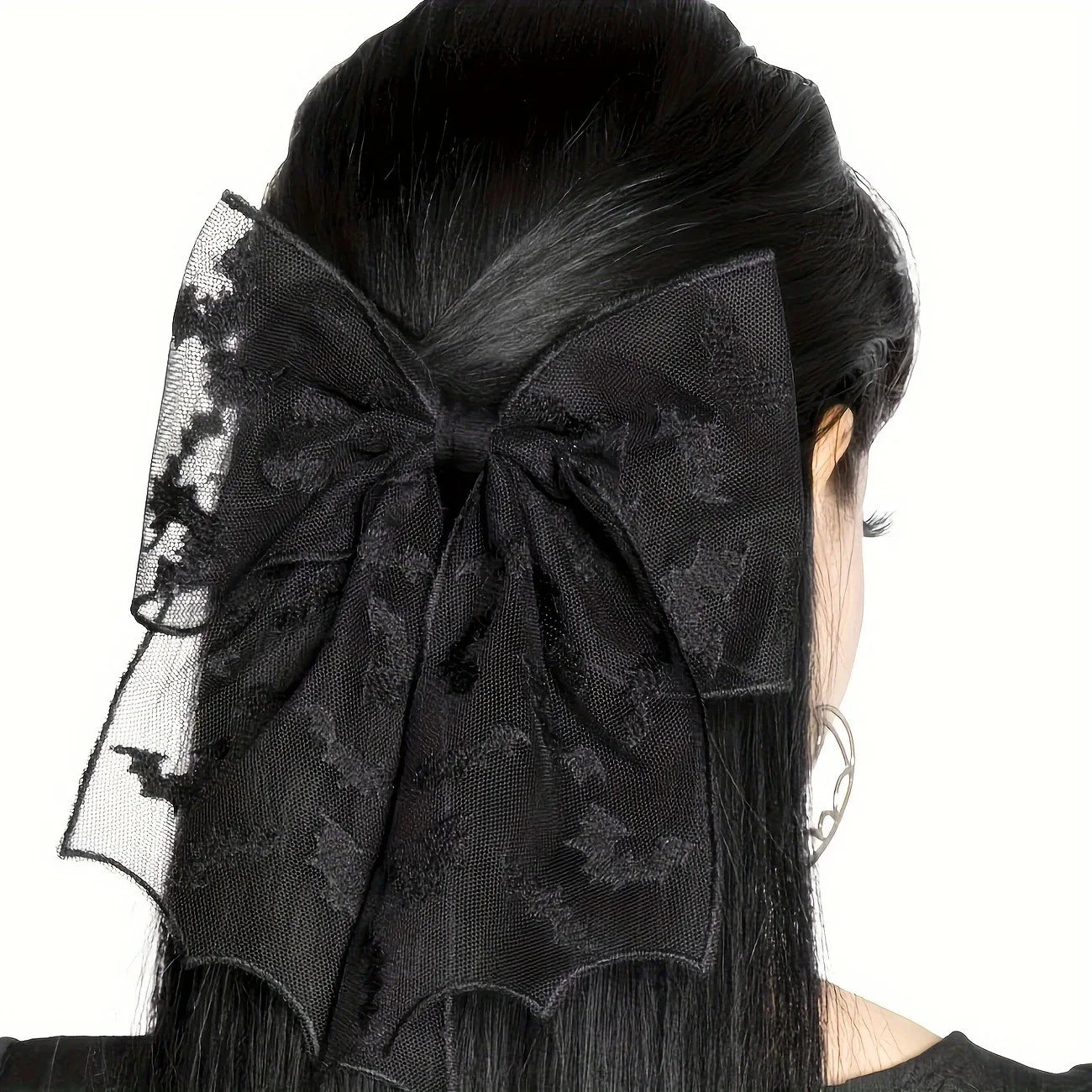 pince cheveux halloween chauve souris