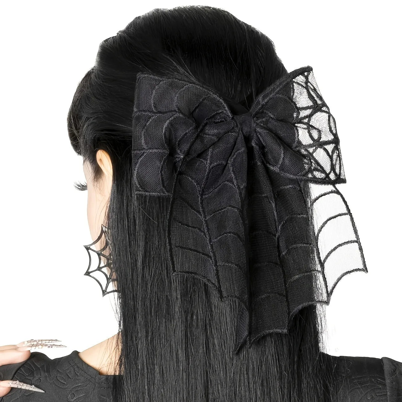 pince cheveux voile halloween