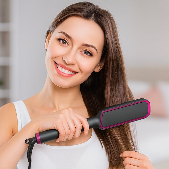 presentation brosse a cheveux chauffante