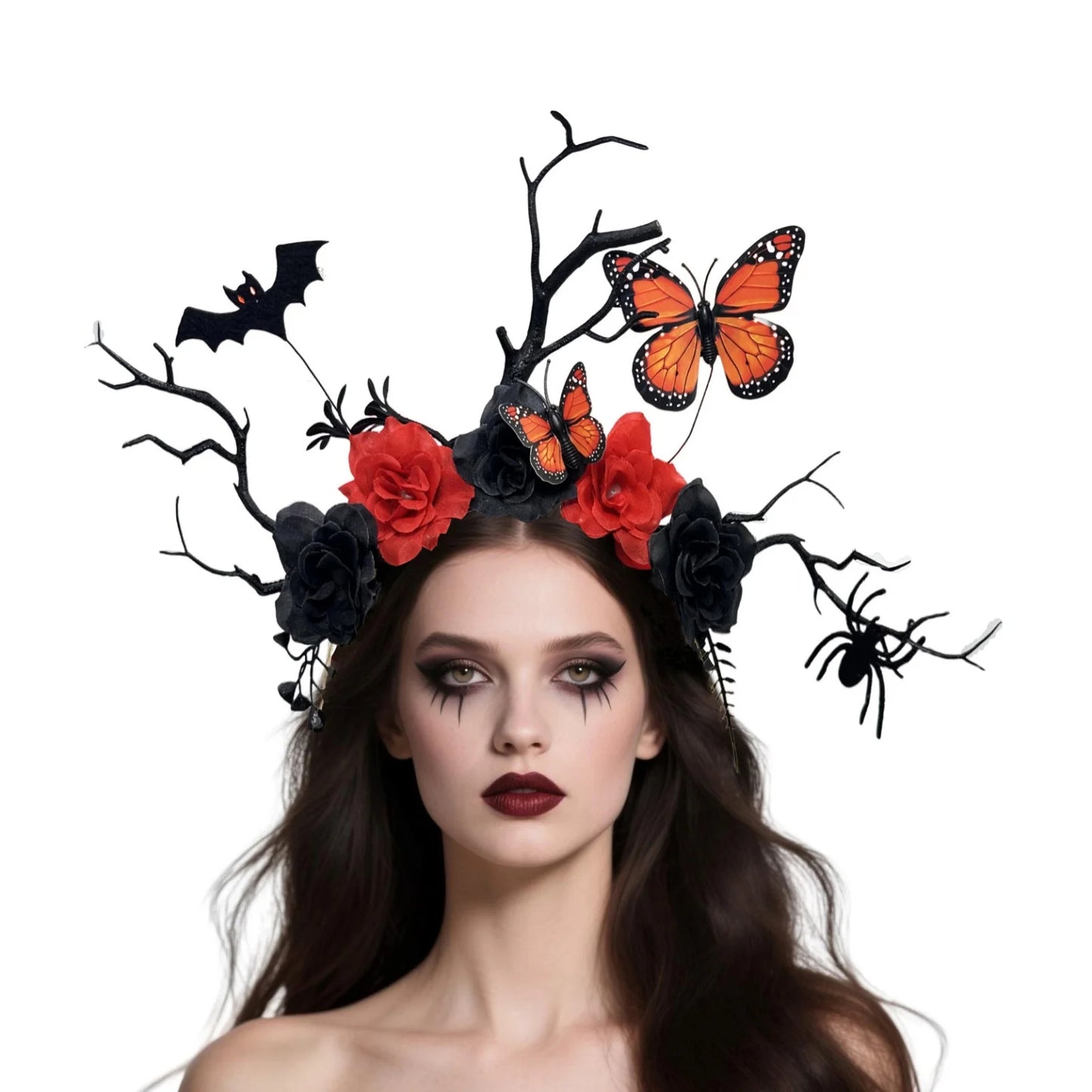 serre tete halloween effrayant araignee