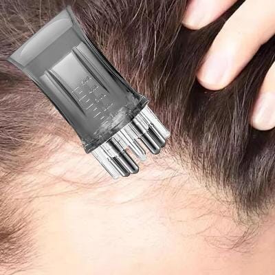 Applicateur d'Huile pour Cheveux - HairFlow™ - Gris - Coiffure et Style
