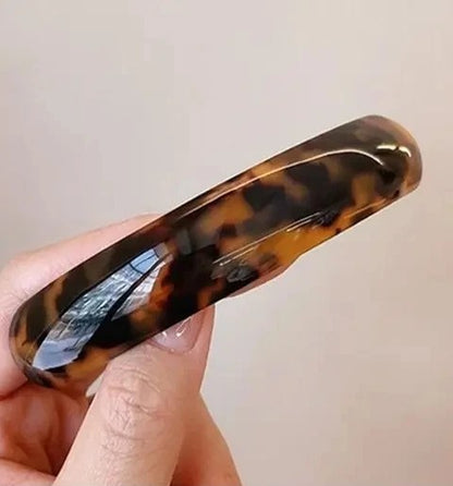 barrette cheveux chic couleur ambre