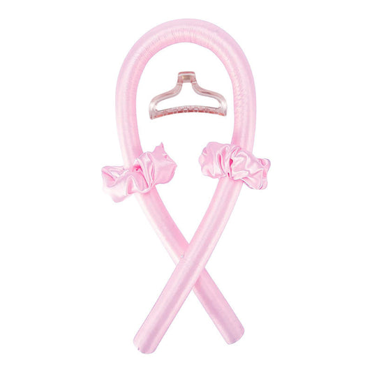 boucle sans chaleur rose pince