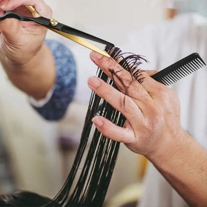 demonstration ciseaux de coiffure precision gold 