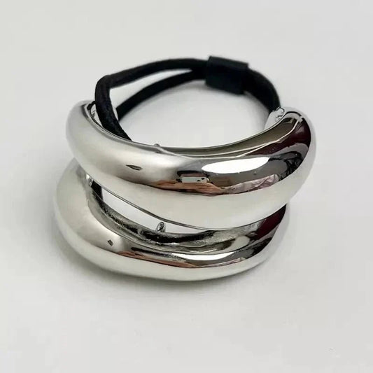 Élastique à cheveux - HairBands™ - Argent Dégradé - Coiffure et Style