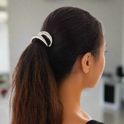 Élastique à cheveux - HairBands™ - Argent Dégradé - Coiffure et Style