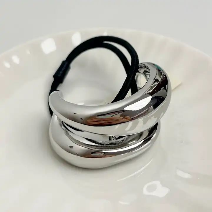 Élastique à cheveux - HairBands™ - Argent Dégradé - Coiffure et Style