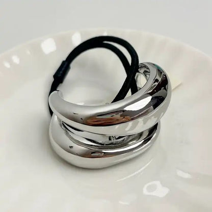 Élastique à cheveux - HairBands™ - Argent Dégradé - Coiffure et Style