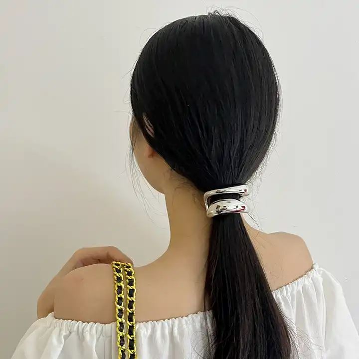 Élastique à cheveux - HairBands™ - Argent Dégradé - Coiffure et Style
