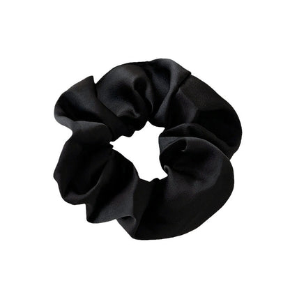 elastique cheveux satin noir