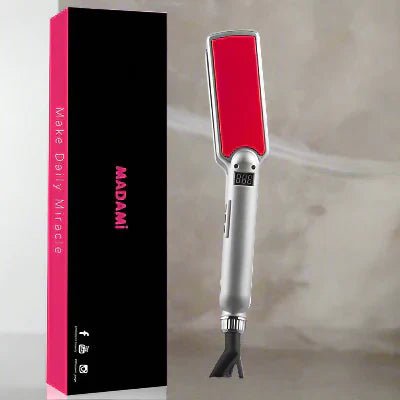 Lisseur Cheveux - HairStraightenerCurler™ - Argent Large - Coiffure et Style