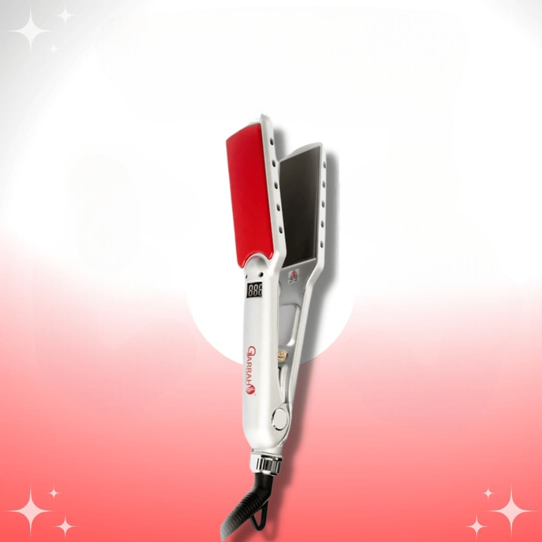 Lisseur Cheveux - HairStraightenerCurler™ - Argent Large - Coiffure et Style