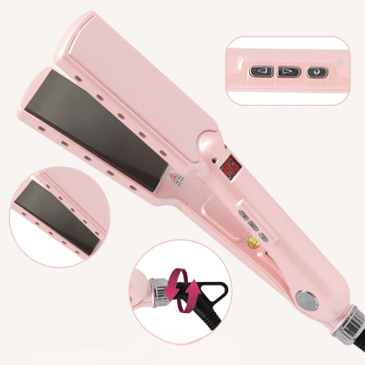Lisseur Cheveux - HairStraightenerCurler™ - Rose - Coiffure et Style