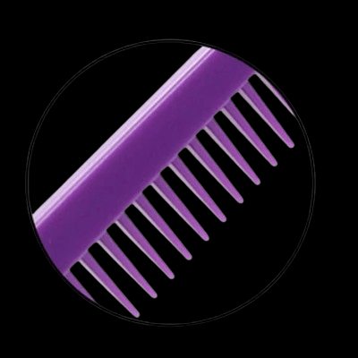 Peigne à Cheveux - ProHairComb™ - Mauve - Coiffure et Style