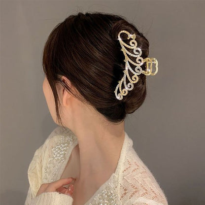 pince à cheveux elegance doree coiffure
