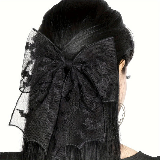pince cheveux halloween chauve souris