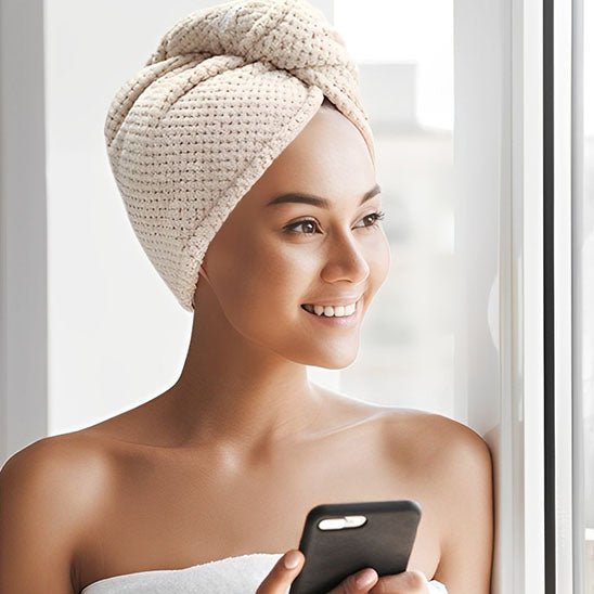 Serviette Microfibre Cheveux Ultra - Absorbante | RapidDry - Coiffure et Style